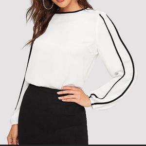 Keyhole Back Piping Trim Top